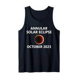 XTYCWJHBSY Creations Co Annular 2023 Solar Eclipse October Oct 14 Oregon Roseburg Tank Top