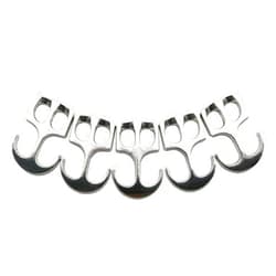 JCBIZ 5pcs 19x29mm Alloy Connector Pendant Two Hole Clasps Hook Anchor Clasps Anchor Decoration Accessories for Bracelet Jewelry Making