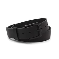 Main Street Forge The Huntsman - Full Grain Leather Black Belt - Made in USA - Men's Leather Belt