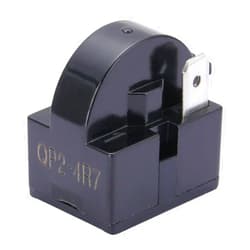 TUAIC QP2-4R7 Refrigerator PTC Starter Relay 4.7Ohm 1Pin for Vissani Danby Compressor Relay QP2-4.7G(1Pack/Black)