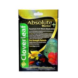 Absolute Wormer Plymouth Discus Product WORMER Plus - Freshwater and Saltwater Fish Powder Medication. With parasites and Flukes. (5G - Treats 600 GALLONS)