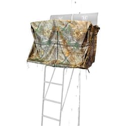 Hawk HWK-2072-BK 2 Man Ladder Tree Stand Blind for Denali and Sasquatch Ladders (Ladder Blind Only), Realtree Camo