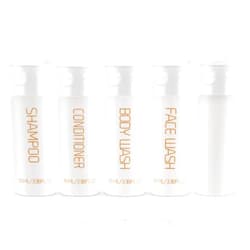 Wowang Travel Bottles for Toiletries 5 PCS 3.38 oz TSA Approved Travel Size Containers for Toiletries Leak-proof Shampoo and Conditioner Bottles Refillable Plastic Squeeze Bottles Travel Essentials