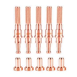 YOUTHINK 5Pcs Electrode Nozzle Tips,Plasma Cutting Equipment for Thermal Dynamics SL60 100 Plasma Torch