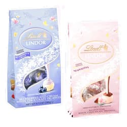 Smiling Sweets Lindddt Variety Pack - Blueberries and Creme and Neapolitan and Creme - Pack of 2 - Smiling Sweets - One Bag of Blueberries and Creme - One Bag of Neapolitan and Creme