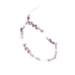 Diiker Colorful Stones Pearl Beaded Phone Charm Blue Purple Stone Cell Phone Lanyard Wrist Strap Handmade Natural Gemstone Mobile Phone Chain string Anti-Lost Lanyard Hanging Cord (1pc purple)