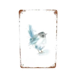 Authere Bluebird Vintage Metal Plaque Sign Retro Poster Coffee Shop Decor Vintage Metal Tin Signs For Women Men Garden Wall Decor for Home Bathroom Man Cave Cafe Garage Wall Sign 8x5.5 Inch
