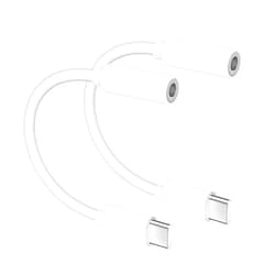 Belcompany [MFi Certified] 2 Pack Headphone Adapter for iPhone 15,USB Type C to 3.5mm Female Headphone Jack Adapter Aux Audio Dongle Compatible with iPhone 15/15 Plus/15 Pro/15 Pro Max,Galaxy S23 S22 Ultra