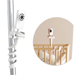VTimes Baby Monitor Mount, Versatile Flexible Baby Monitor Stand Easy to Install, Baby Camera Mount Compatible with Card Cameras and Baby Cameras with a Spiral Hole, Without Tools or Wall Damage