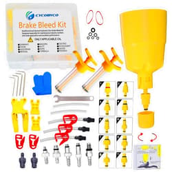 CYCOBYCO Brake Bleed Kit,Bicycle Hydraulic Disc Brake Mineral Oil Bleed Kit for Shimano,SRAM,AVID,MAGURA,TEKTRO,Hayes Compatible with All Models