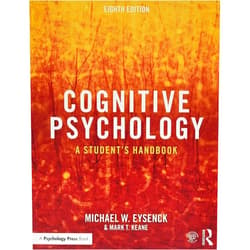 Michael W. Eysenck,Mark T. Keane Cognitive Psychology: A Student's Handbook