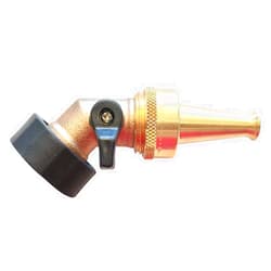 World's Best Brass Hose Nozzle Water Jet Nozzle Solid Brass Sweeper Sprayer for Garden Hose with Heavy-Duty Solid Brass Angle Water Shut-Off Valve