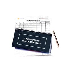 Carol Wright Gifts Large Print Check Register - 10