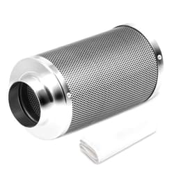 iPower 4'' Air Carbon Australia Virgin Charcoal, Pre-Filter Included Reversible Flange 4