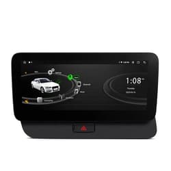 XTRONS 10.25 Inch IPS Touch Display Car Stereo for Audi Q5 Multimedia Radio System, Android 12 GPS Navigation for Car Octa Core Multimedia Video Player, Built-in DSP Car Play Android Auto 4G LTE WiFi