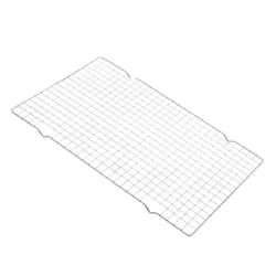 Coolbird 16 * 10 inch Cooling Rack for Baking, BBQ Grill Mesh Metal BBQ Barbecue Grill Grilling Mesh Wire Cooking Net Outdoor,Barbecue Grilled Grid【Silver】