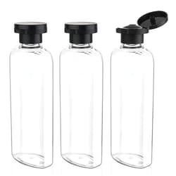 Wowang Travel Shampoo and Conditioner Bottles 7.7oz 3 Pack Leak Proof Squeeze Bottles with Flip Cap Refillable Containers Plastic Travel Toiletry Bottles for Lotion Shampoo Conditioner