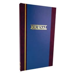 Wilson Jones S300 Line Accounting Journal, Single Entry Ledger, 11.75 x 7.25 Inches, 150 Pages (WS300-15SELA)