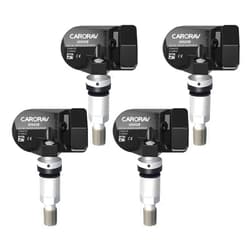 CARORAV TPMS Sensor GM, 4-Pack Tire Pressure Sensor Replacement for GM Chevy GMC Cadillac Buick, 315MHz OE Replaces# 13586335, 13581558, 13598771, 13598772