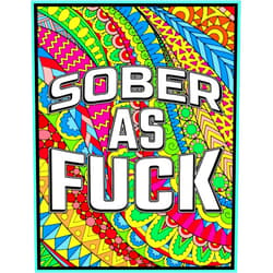 L'brightside Press Sobriety and Addiction Recovery Journal - Coloring Book: Sober As Fuck Addiction Recovery Coloring Book For Adults | Sweary Sobriety Journal With ... Recovery Coloring and Journal For Men & Women