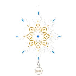 Hallmark Keepsake Christmas Ornament 2022 Year-Dated, Snowflake, Porcelain