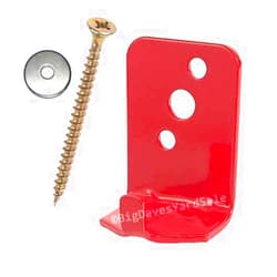 BigDavesYardSale (Lot of 2) Fire Extinguisher Bracket, Wall Hook, Mount, Hanger, Universal for 5 Lb. Extinguishers with Screws and WASHERS