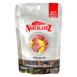 Himalayan Chef NORTHLANDZ Freeze Dried ICE CREAM | Creamy & Crunchy Treat | Mango, Strawberry, and Vanilla Flavors 1oz (30g) | Made with Coconut & Rice Milk | Unique Snack