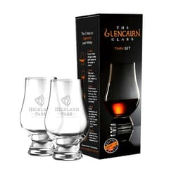 GLENCAIRN HIGHLAND PARK TWIN PACK GLENCAIRN SCOTCH MALT WHISKY TASTING GLASSES