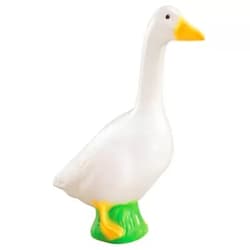 Fox Valley Traders Large White Goose, Plastic Garden Décor, 23” High