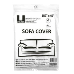 Uboxes Sofa Protective Poly Covers, 152 x 45 in, 1 Pack