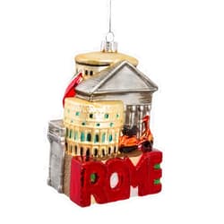 Kurt S. Adler Kurt Adler 5-Inch Glass Rome Cityscape Ornament