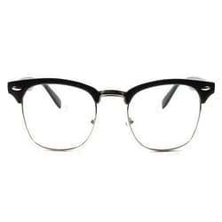 Centurion Optical's Clear Lens Glasses Fashionable and Practical Half Frame Style Unisex Nerd Retro Vintage Eyewear Lightweight and Durable Semi Rimless Eyeglasses