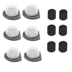 Gekrpro 2033 Vacuum Filter and Foam Filter Compatible with Bissell Featherweight Stick Lightweight Bagless Vacuum 2033, 20331, 20333, 20336, 20339, 2033M Models #1611508#1611508(6 sets)