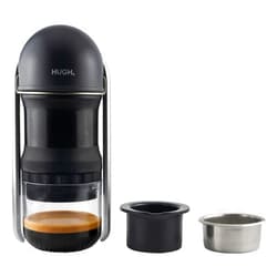 LEVERPRESSO HUGH V4 Lever Portable Espresso Maker, Double Espresso Shot with Ridgeless Portafilter Basket, Manually Operated, Perfect for Hiking & Camping (Non- pressurized Filter)