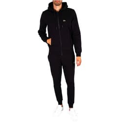 Lacoste Men's Zip Hoodie Tracksuit, Black, XL