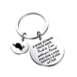 TGBJE Ferret Charm Keychain Gift For Woman Girl Ferret Lover Gift Ferret Mom Gift Ferret Jewelry Gift For Ferret Owner (Wise Ferret)