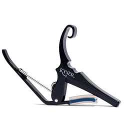Kyser Quick-Change Guitar Capo for 12-string guitars, Black, KG12B