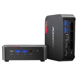 ACEMAGICIAN Kron Mini K1 Mini PC, Ryzen 7 7730U, 32GB DDR4 1TB SSD Mini Computers, Small Light Gaming PC 4K@60Hz Triple Display, Mini Desktop WiFi6 | Bluetooth 5.2 | Dual Channel | Auto Power On