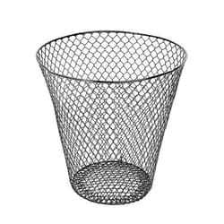 JOYO Mesh Wastebasket,Wire Mesh Round Waste Lightweight Trash Can,Mesh Open Top Wastebasket, Recycling Use Desk Office School Garbage Cans Home Essential Bins & Trash Storage (1, A)