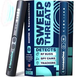 TensaOne Hidden Camera Detectors – Mini Security Device for Audio Video Wireless Threats, Hotel Safety, Home Privacy and GPS Tracker Detection, Pen RF Spy Cam Voice Recorder Bug Finder for Travelers