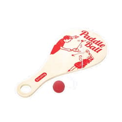 Schylling Paddle Ball - Classic Game Made with Real Wood - Ages 5 and Up - One Piece