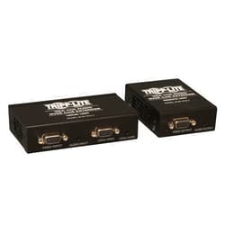 Tripp Lite VGA with Audio over Cat5 / Cat6 Extender, Transmitter and Receiver with EDID Copy, 1920x1440 at 60Hz(B130-101A-2) , Black , 1000 Foot