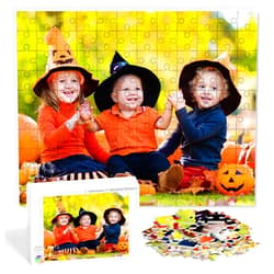 RIYAKOO Personalized Jigsaw Puzzles from Photos, Customized Wooden Puzzle Gifts for Family, Wedding, Kids, Pet 120/500/1000 Pieces, Memorable and Unique Puzzles Gift