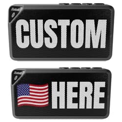 Xzdesign Custom Bluetooth Speaker with Photo Text Name Logo Picture Personalized Portable Speakers for Car Trip Personalized Birthday Gifts for Men Women Business