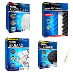 Inland Seas Fluval 306/307 Canister Filter Semi Annual Maintenance Kit Bundle (5 Items)