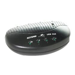 Keyspan 4-Port USB 2.0 Hub - Black (U2H-4ABK)