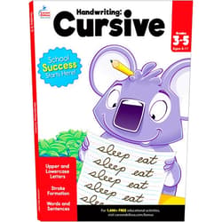 Brighter Child,Carson Dellosa Education Carson Dellosa Cursive Handwriting Workbook for Kids, Grades 3-5 Cursive Letter Tracing Book, Cursive Handwriting Practice and Letter Tracing for Beginners Workbook for Homeschool or Classroom