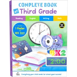 By Carson Dellosa Education (Compiler) Carson Dellosa Complete Book of Third Grade Workbook, Reading Comprehension, Math, Language Arts, and Writing Practice, Classroom or Homeschool Curriculum