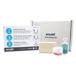 EMUAID Acne Erasing Trio, Therapeutic Moisture Bar, Overnight Acne Treatment, and EMUAIDMAX First Aid Ointment, Calms Cystic Acne, Reduces Acne Scars, Spots, and Blackheads Overnight