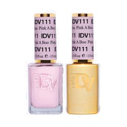 LIKO DIVA Gel Polish Set #111 Pink A Boo, 0.5 fl oz